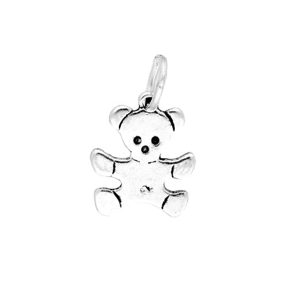 Sterling Silver Teddy Bear Charm