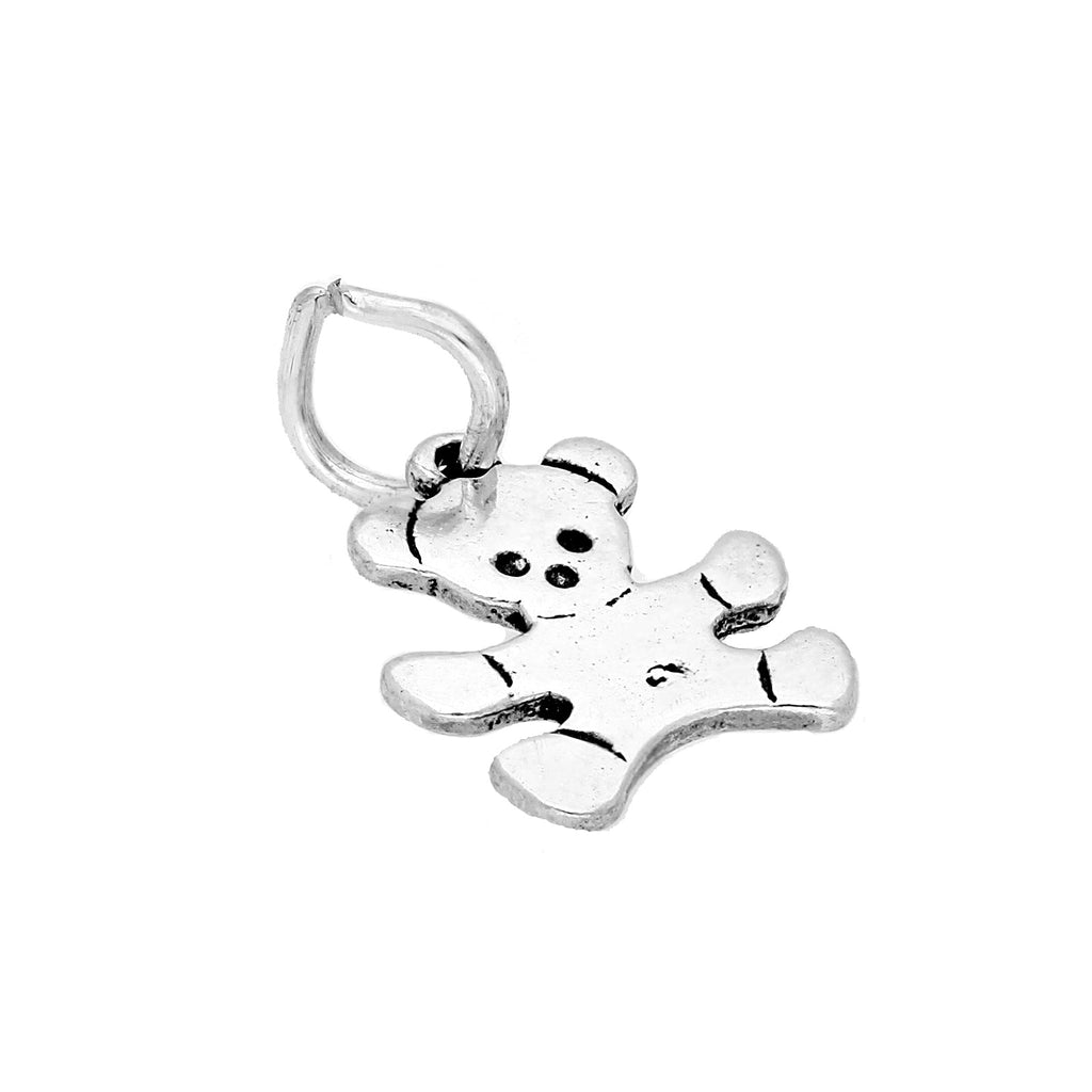 Sterling Silver Teddy Bear Charm