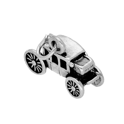 Sterling Silver Stagecoach Carriage Charm