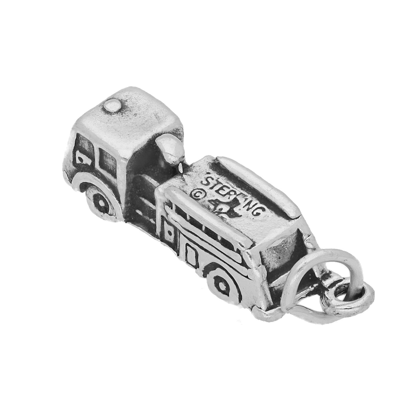 Sterling Silver Fire Engine Charm