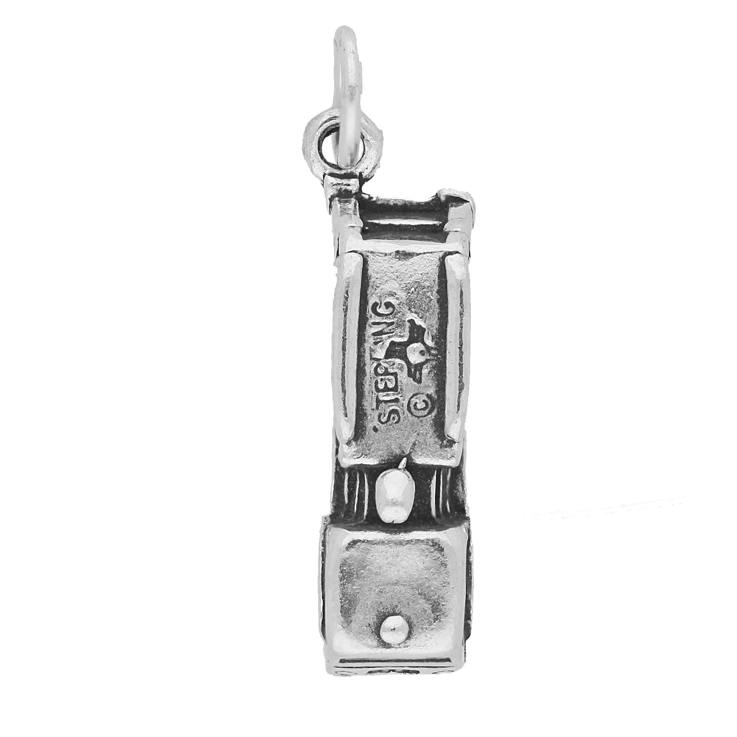 Sterling Silver Fire Engine Charm