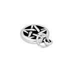 Sterling Silver Pentagram Charm