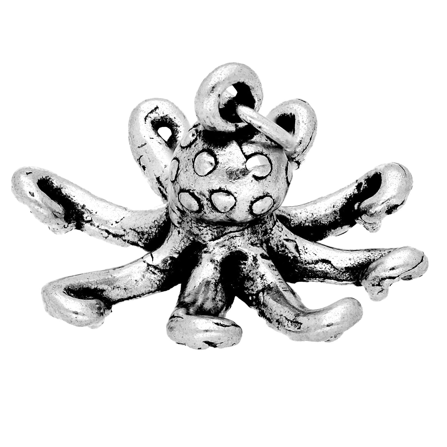 Sterling Silver Octopus Charm