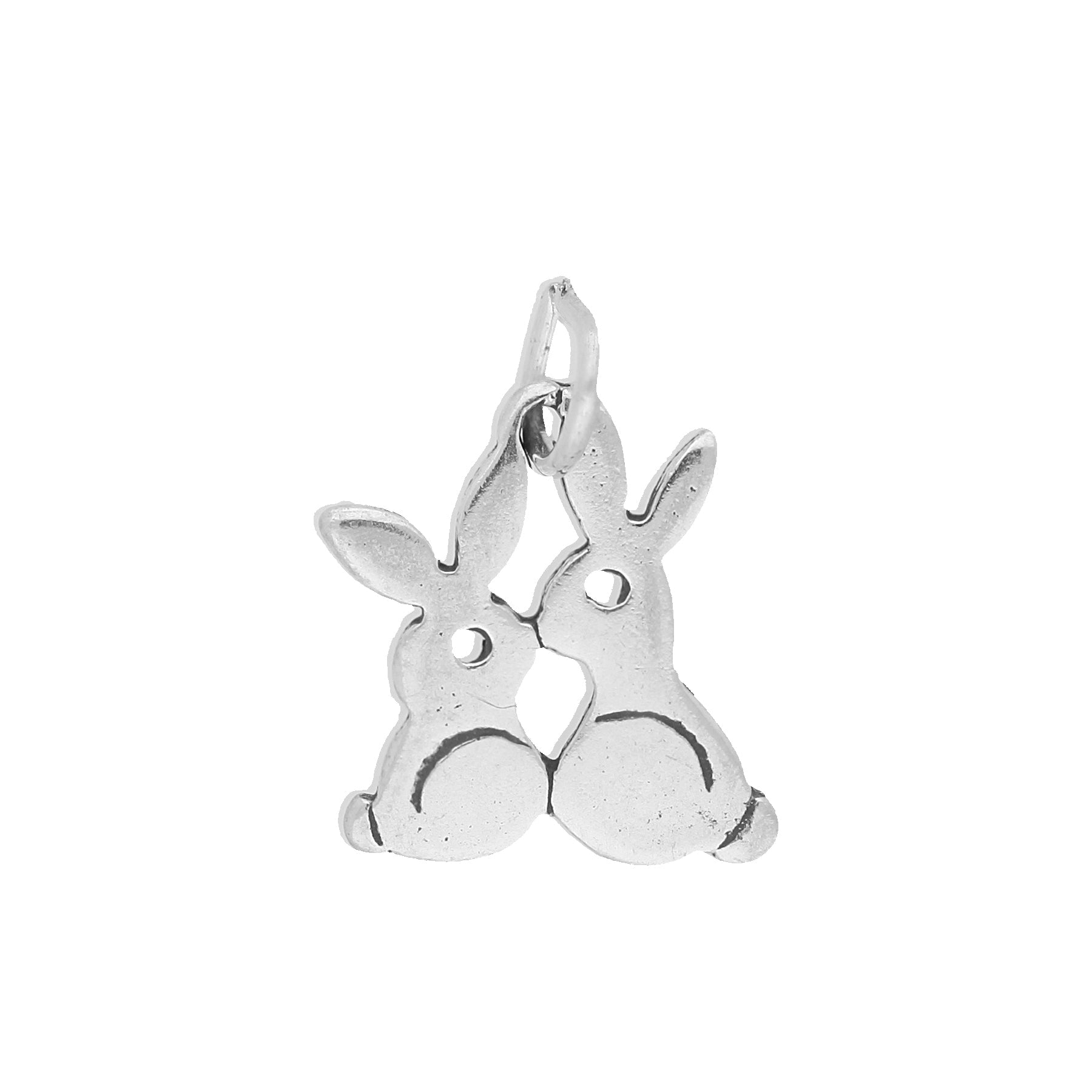 Sterling Silver Bunny Rabbit Charm | TheCharmWorks