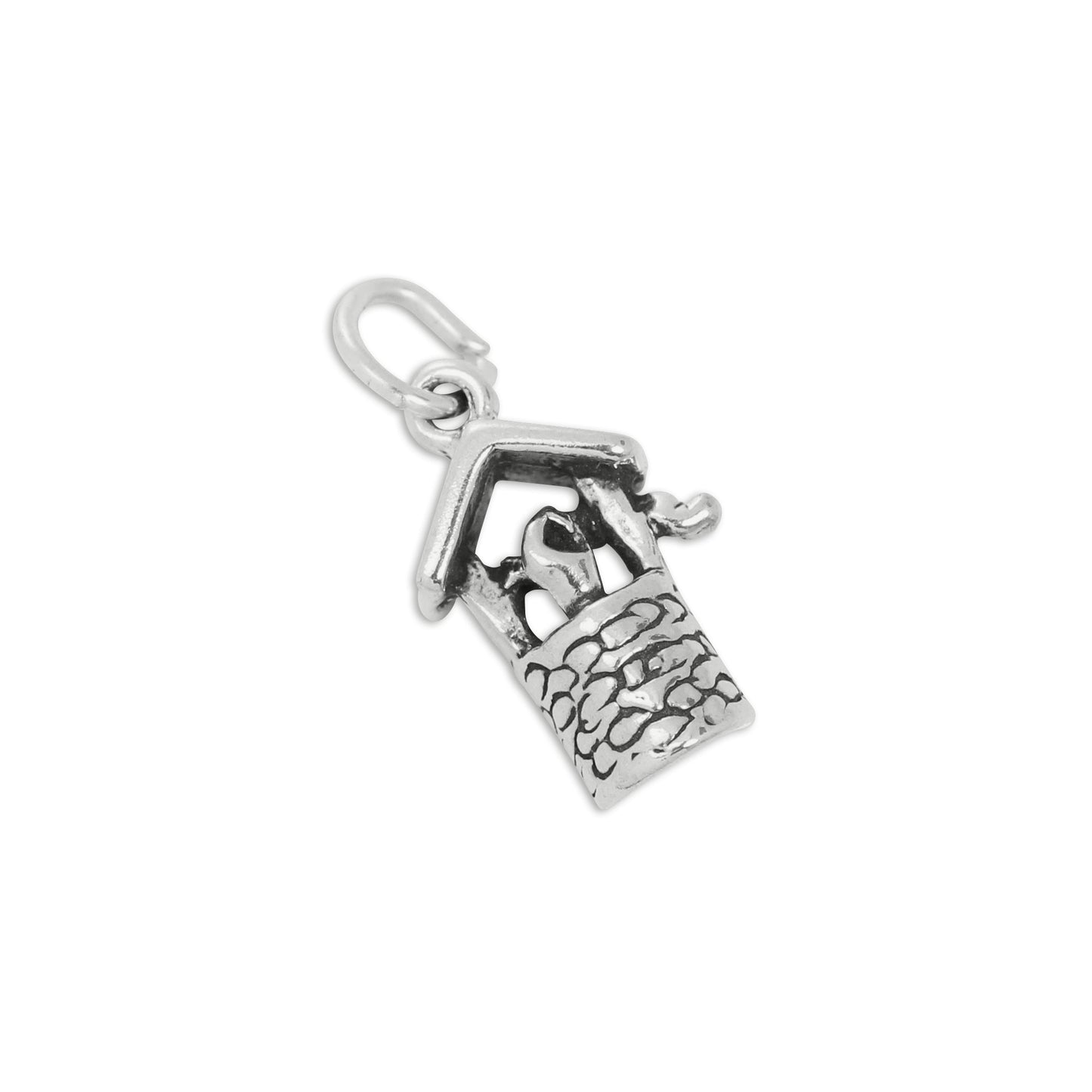 Sterling Silver Wishing Well Charm