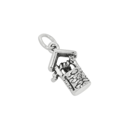 Sterling Silver Wishing Well Charm
