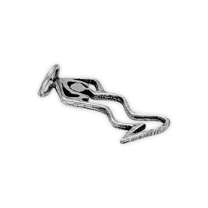 Sterling Silver Yoga Lady Outline Charm