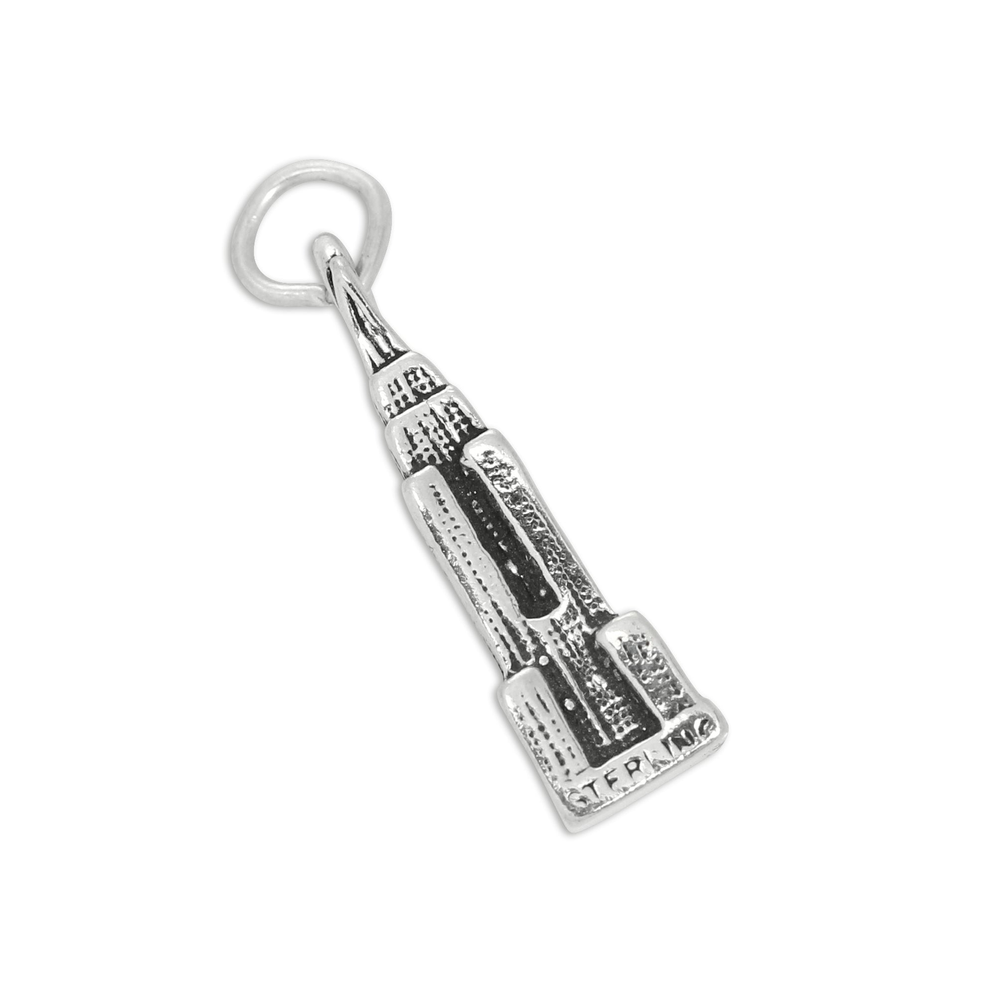 Sterling Silver Empire State Building Charm | TheCharmWorks