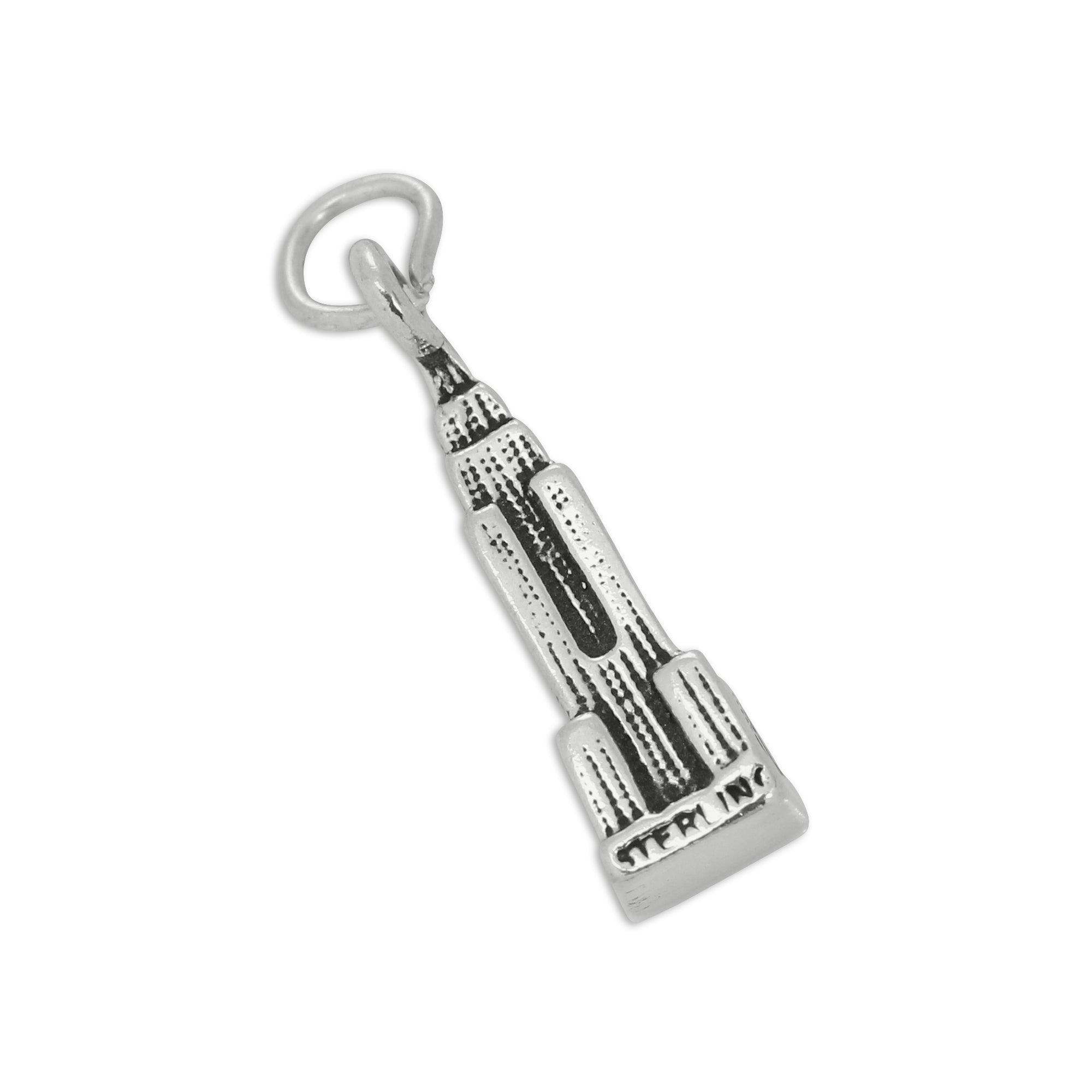 Sterling Silver Empire State Building Charm | TheCharmWorks