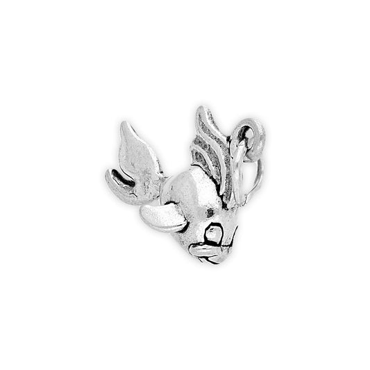 Sterling Silver Fantail Goldfish Charm