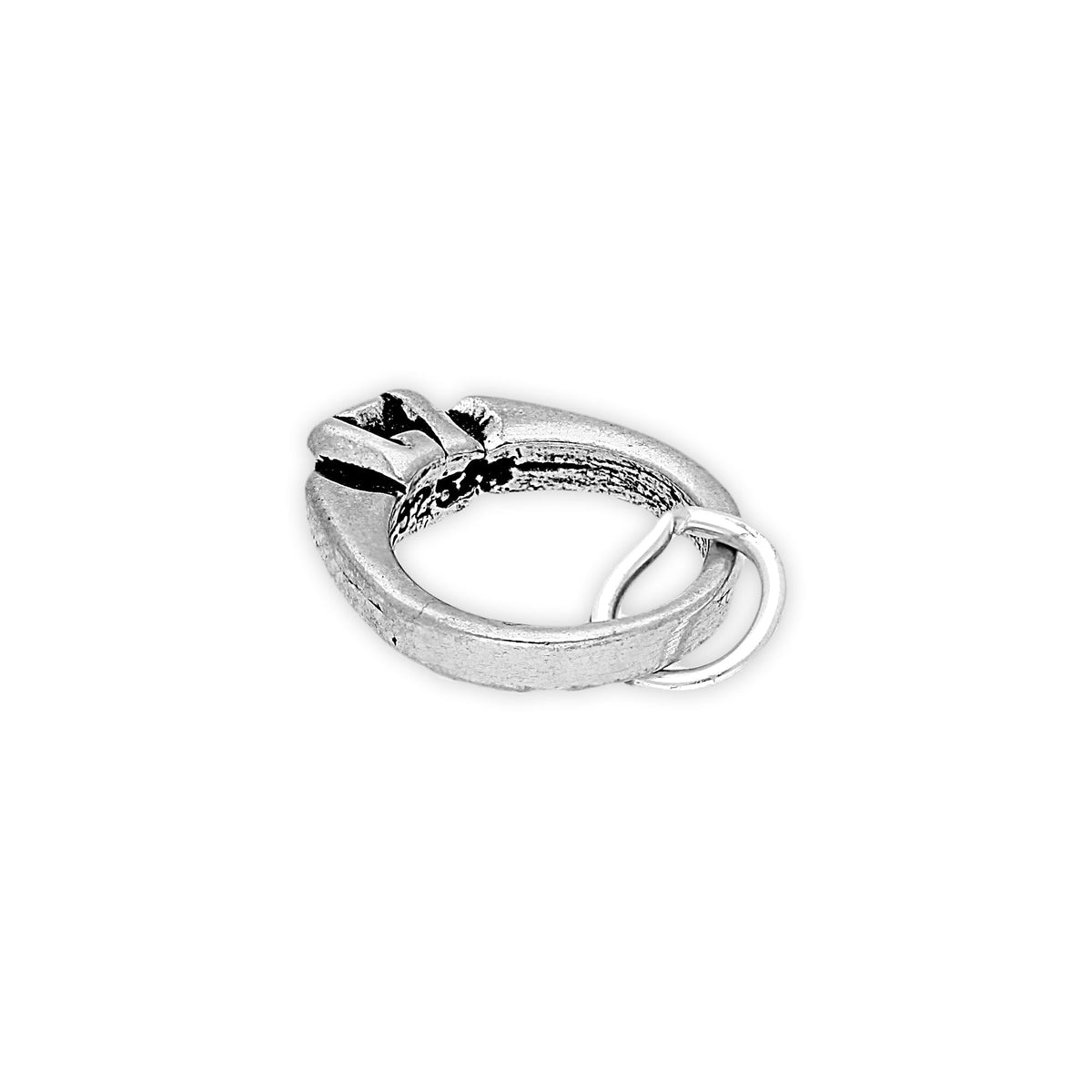 Sterling Silver Diamond Ring Charm