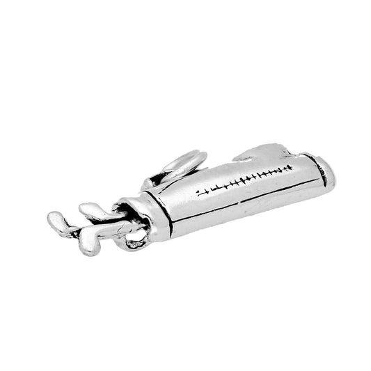 Sterling Silver Golf Bag Charm