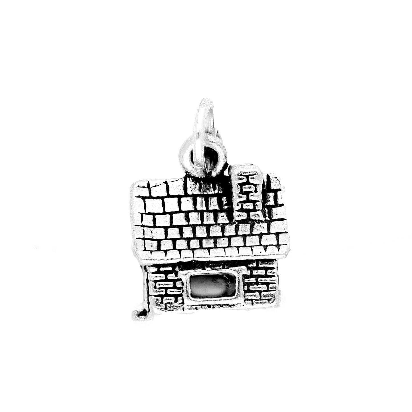 Sterling Silver Stone Cottage Charm