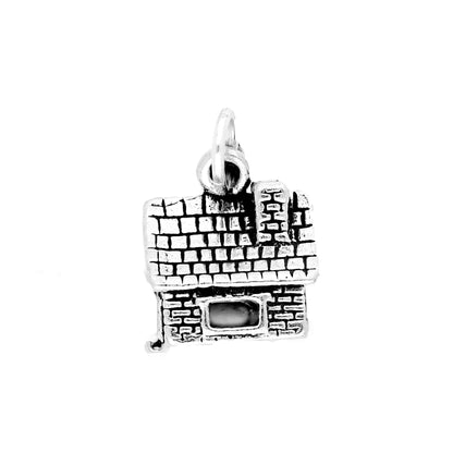 Sterling Silver Stone Cottage Charm