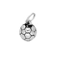 Sterling Silver Football Charm