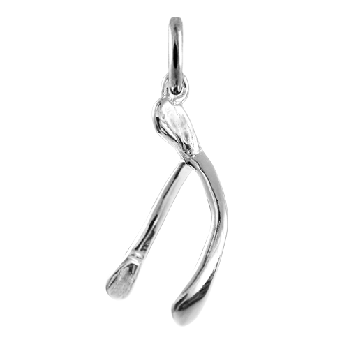 Sterling Silver Wishbone Charm