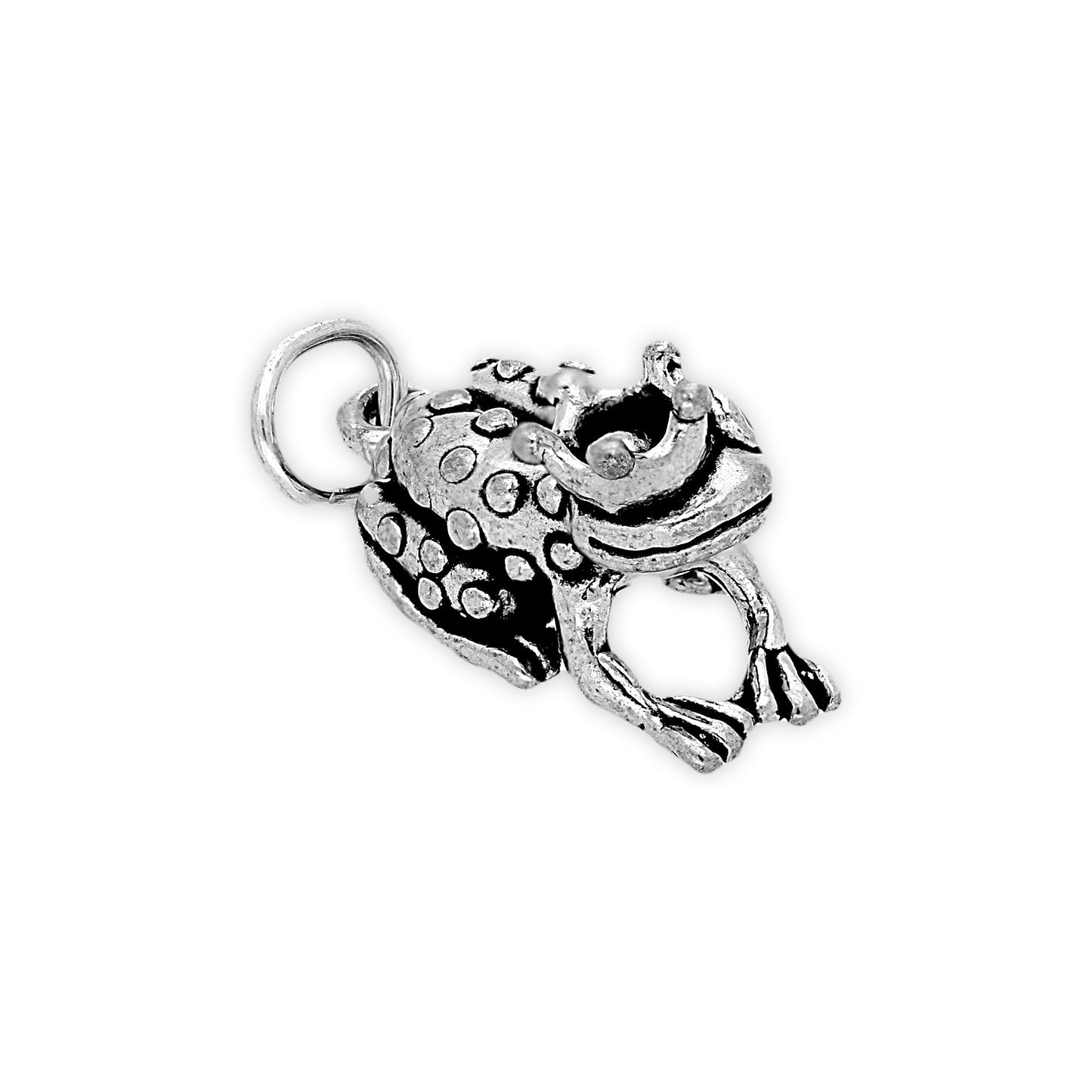 Sterling Silver Frog Prince Charm
