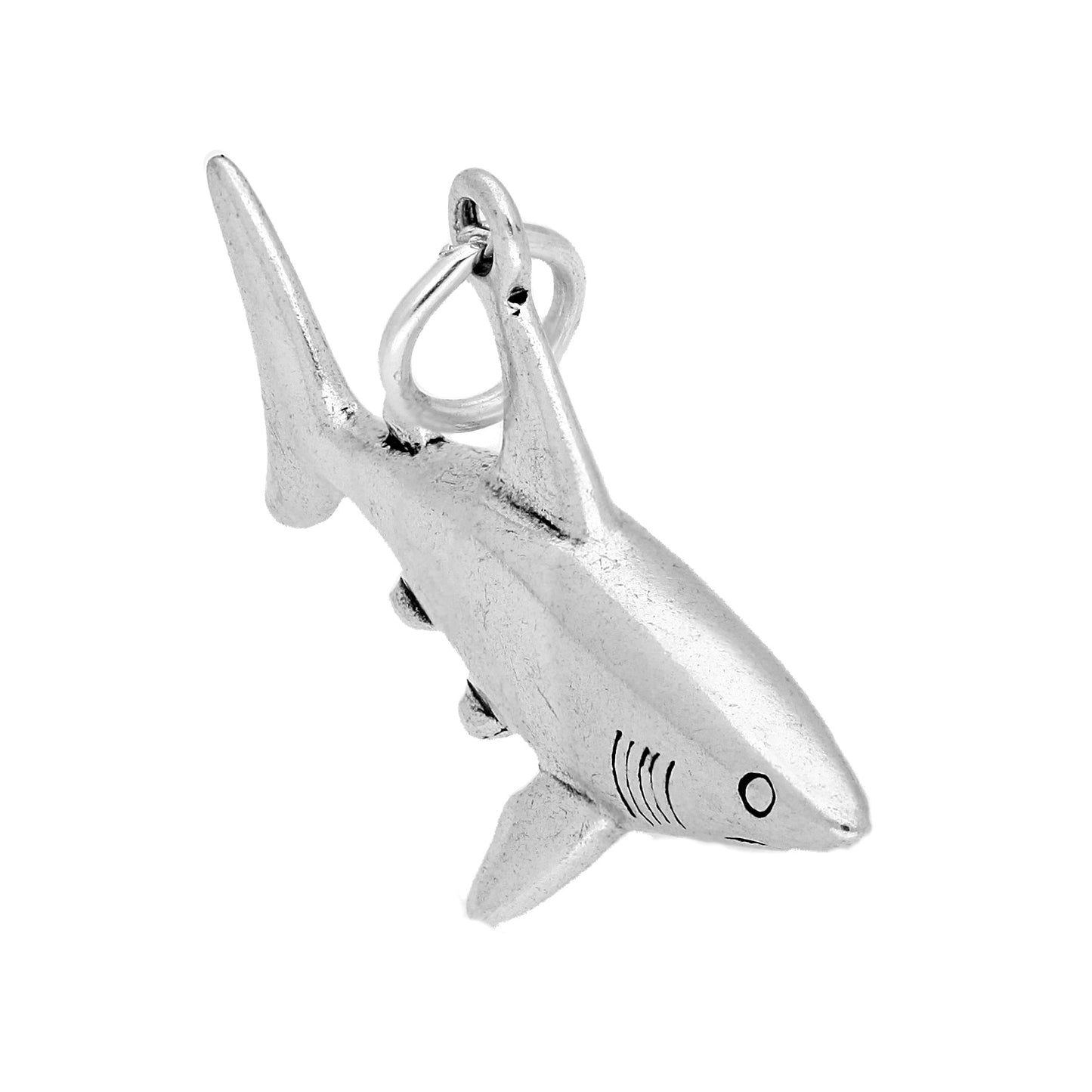 Sterling Silver Shark Charm