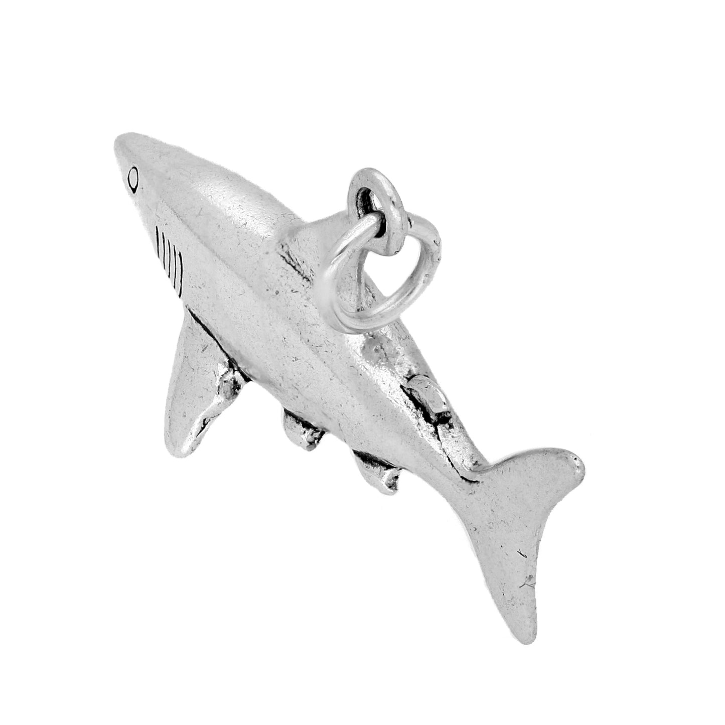 Sterling Silver Shark Charm