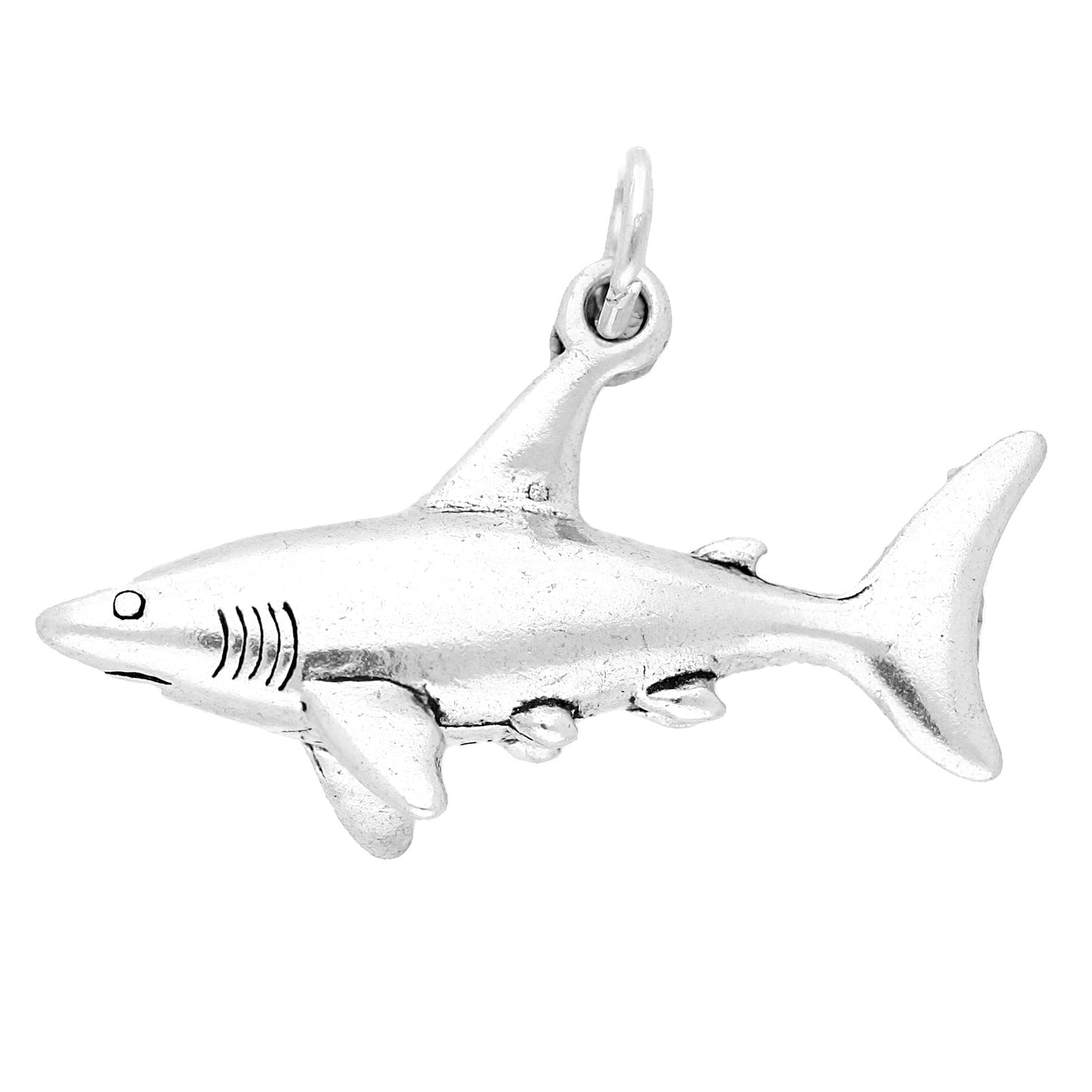 Sterling Silver Shark Charm