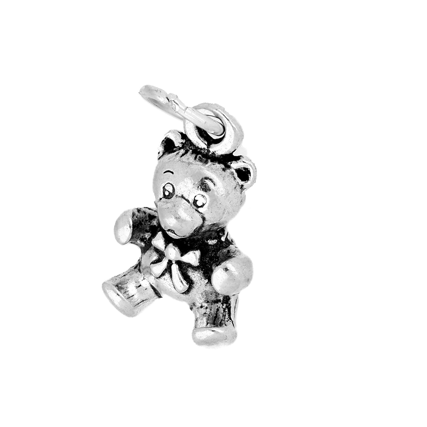 Sterling Silver Teddy Bear Charm