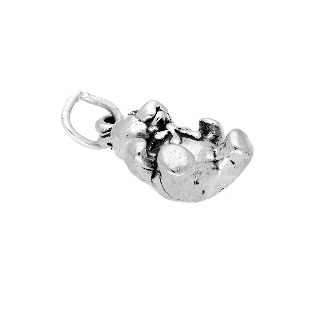 Sterling Silver Teddy Bear Charm