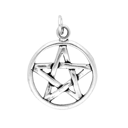 Sterling Silver Pentagram Charm