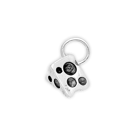 Sterling Silver Cheese Charm