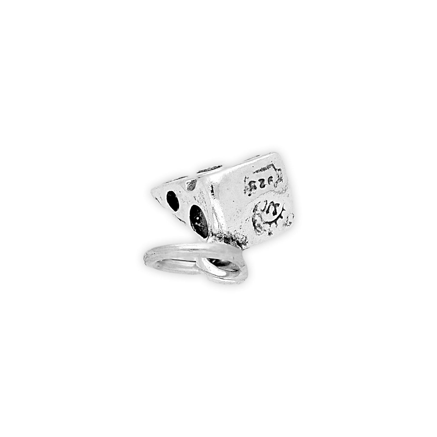 Sterling Silver Cheese Charm