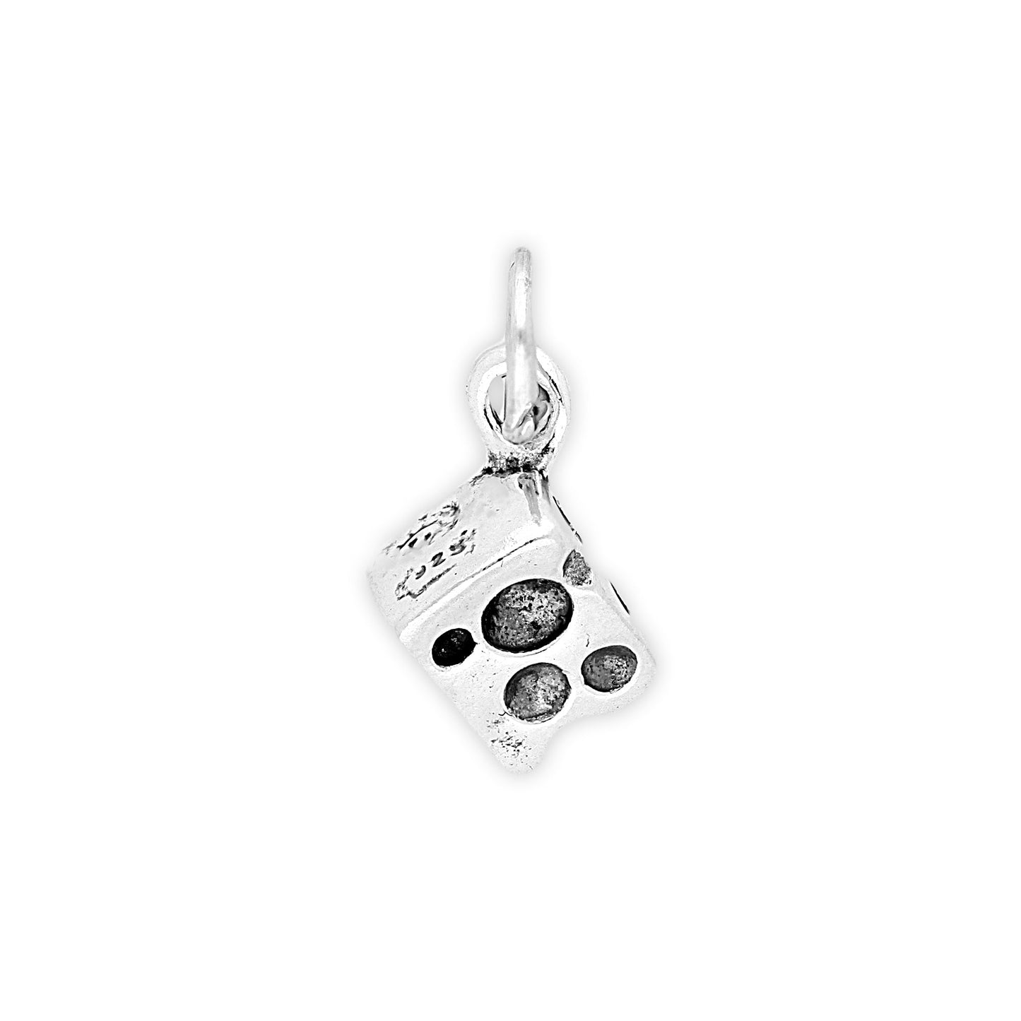 Sterling Silver Cheese Charm