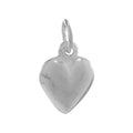 Sterling Silver Puffed Heart Charm