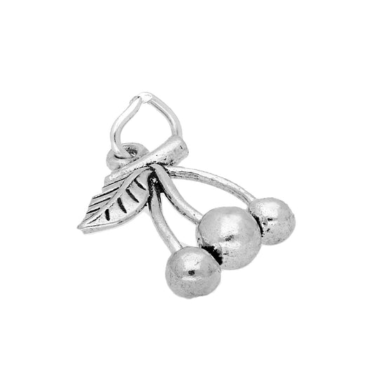 Sterling Silver Cherry Charm
