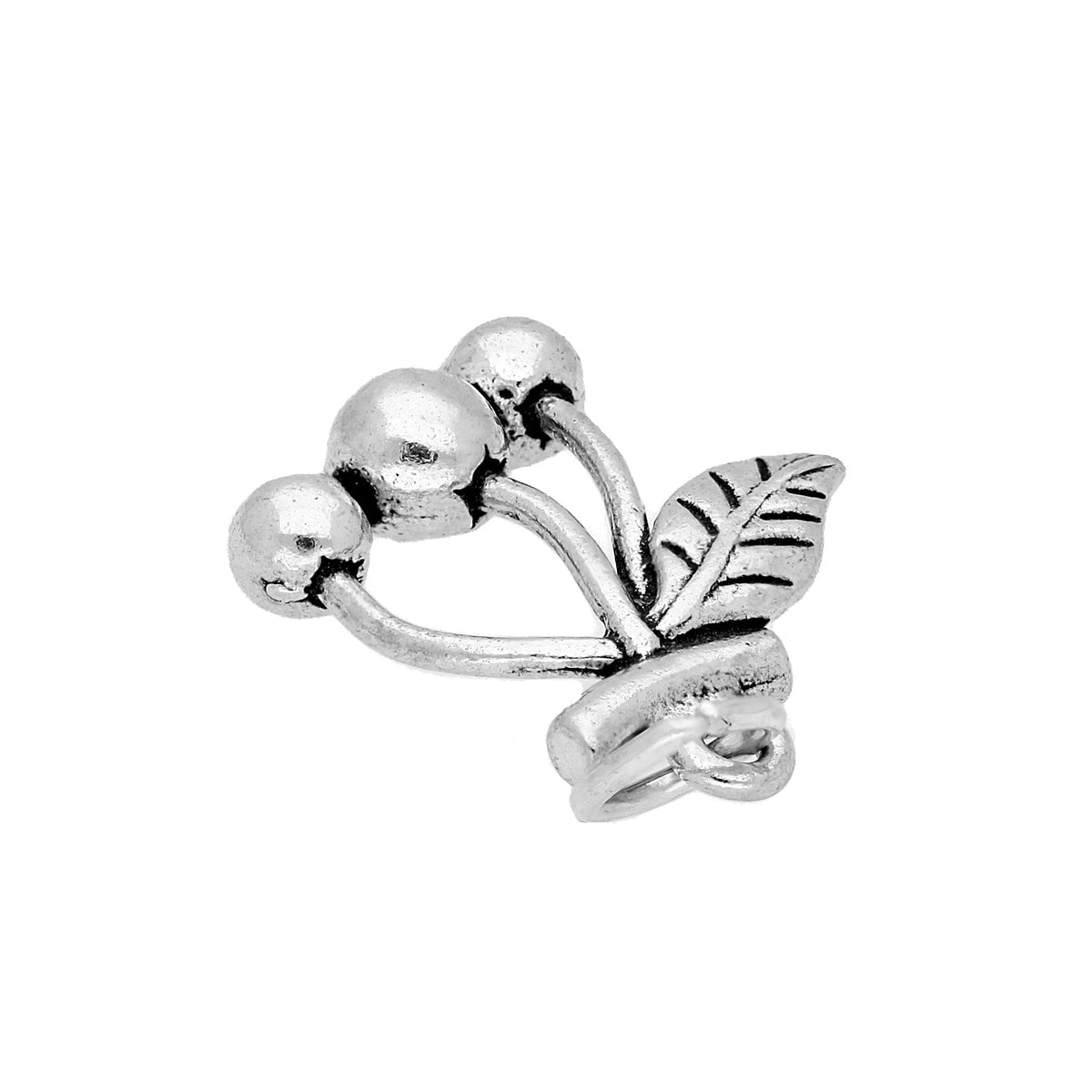 Sterling Silver Cherry Charm