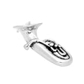 Sterling Silver Tuba Charm