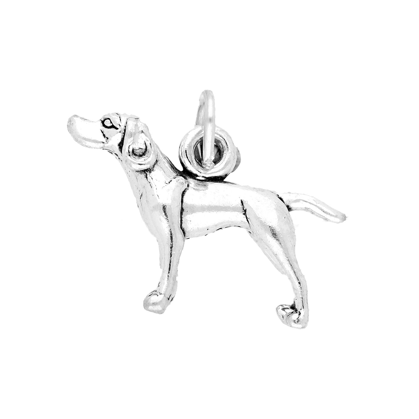 Sterling Silver Pointer Dog Charm