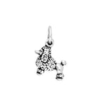 Sterling Silver Small Poodle Charm