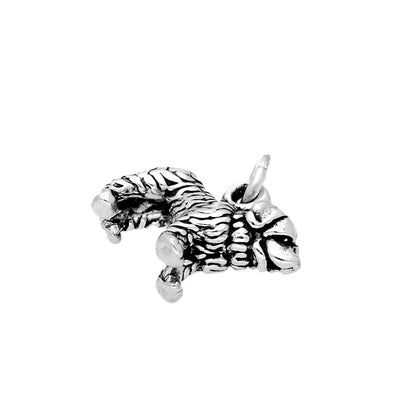 Sterling Silver Small St Bernard Dog Charm