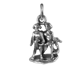 Sterling Silver 3D Zodiac Charms