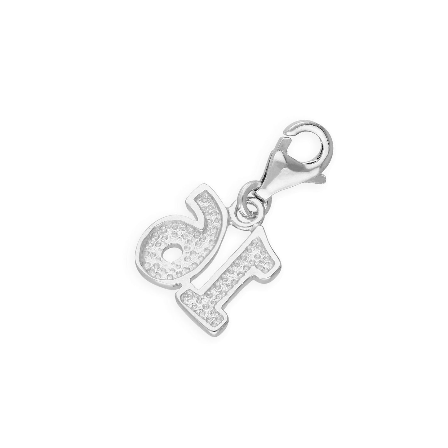 Sterling Silver 16th Birthday Clip on Charm
