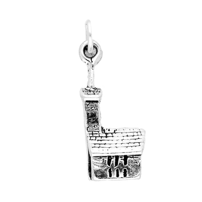 Sterling Silver Church Charm