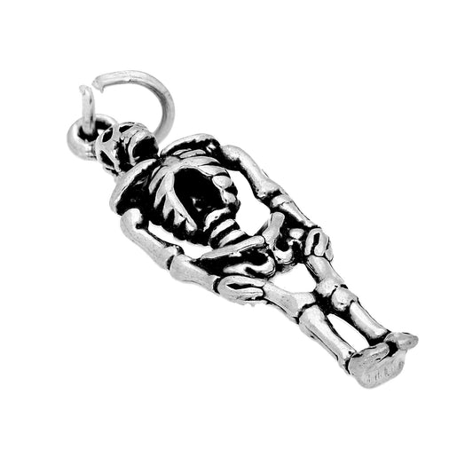 Sterling Silver Skeleton Charm