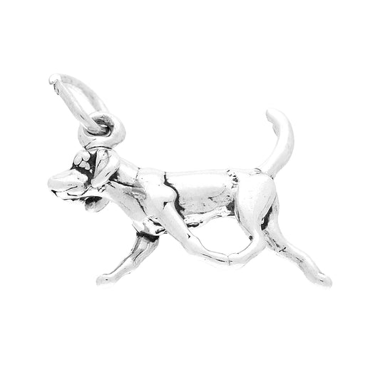 Sterling Silver American Fox Hound Charm