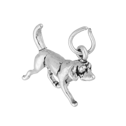 Sterling Silver American Fox Hound Charm