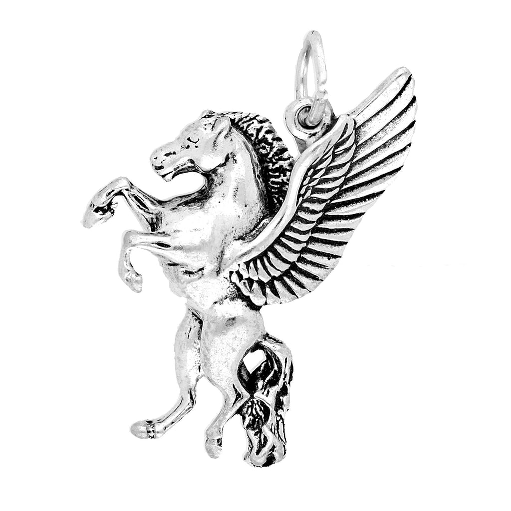 Sterling Silver Pegasus Charm