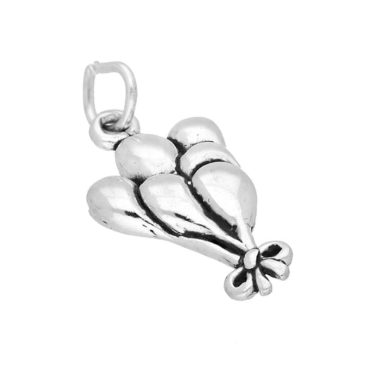 Sterling Silver Balloons Charm