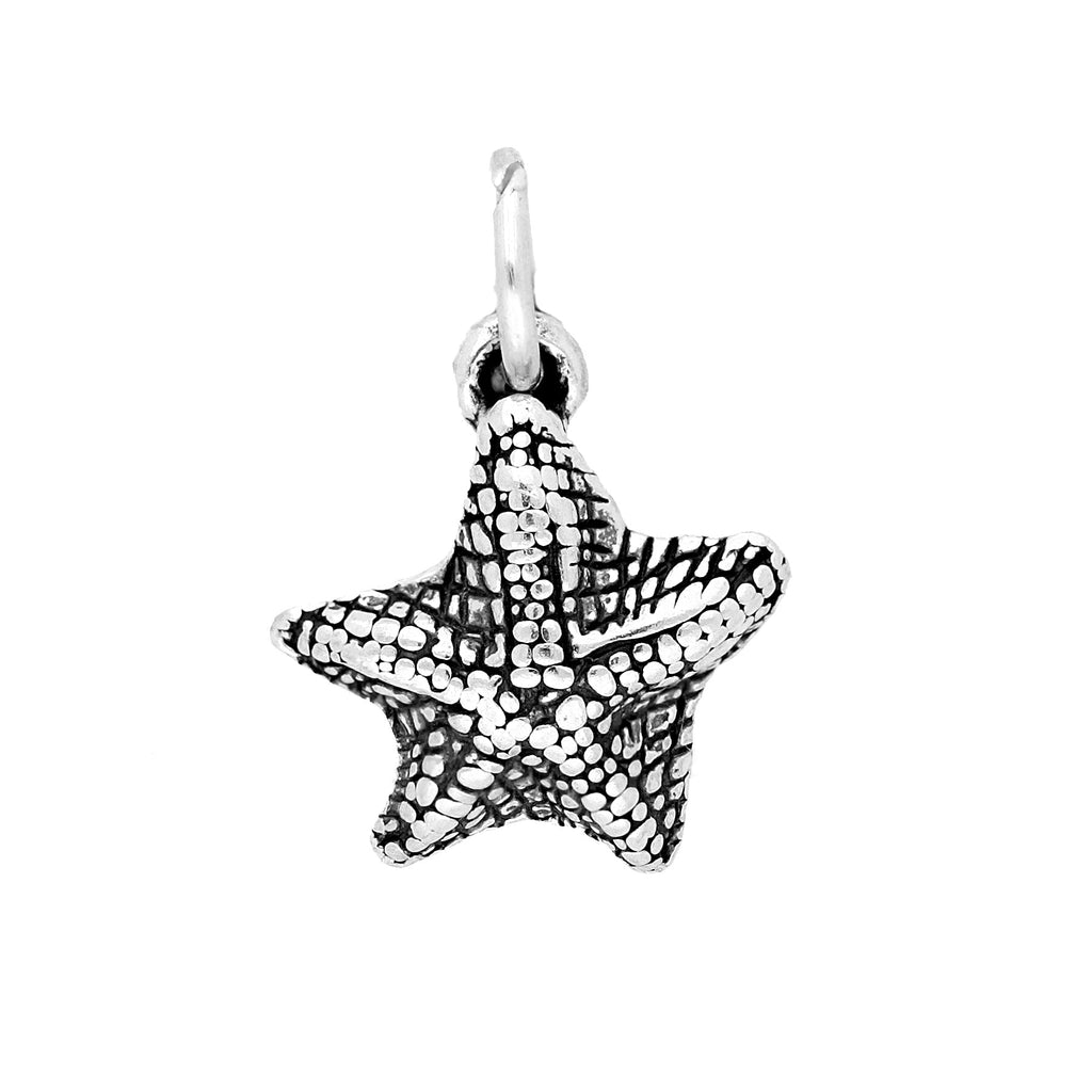 Sterling Silver Bat Starfish Charm