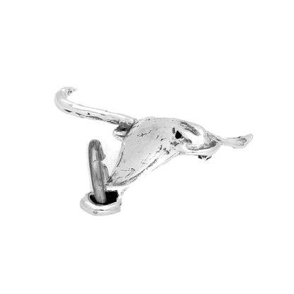 Sterling Silver Bat Ray Charm