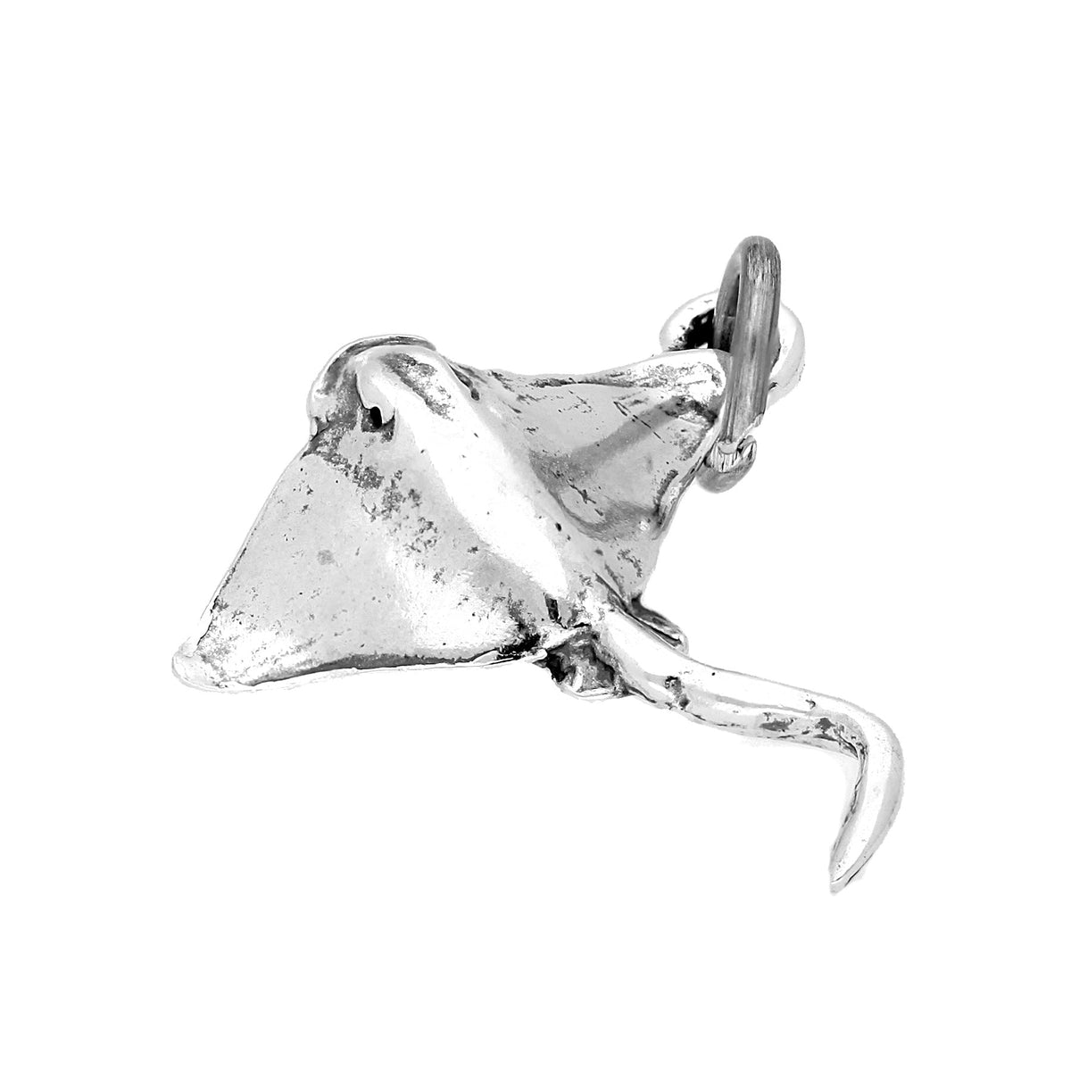 Sterling Silver Bat Ray Charm