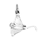 Sterling Silver Bat Ray Charm
