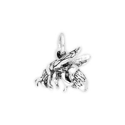 Sterling Silver Wasp Charm